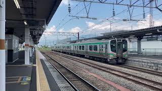 E721系 P-11+P-12編成会津若松到着