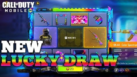 NEW SPECTRUM REDUX LUCKY DRAW IN COD MOBILE (COLOR SPECTRUM DRAW V2)