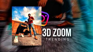How To Make 3D Photo Zoom Effect Tutorial Instagram Viral Zoom Trending Reel Editing Capcut