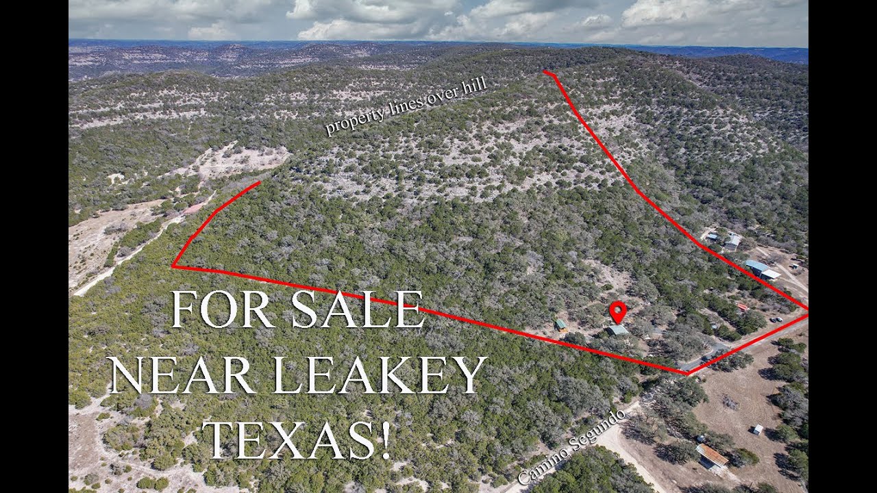 FOR SALE 35 acres near Leakey, Texas YouTube