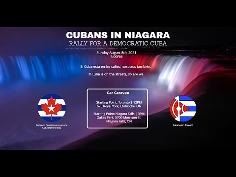Cubans in Niagara, Rally for a democratic Cuba