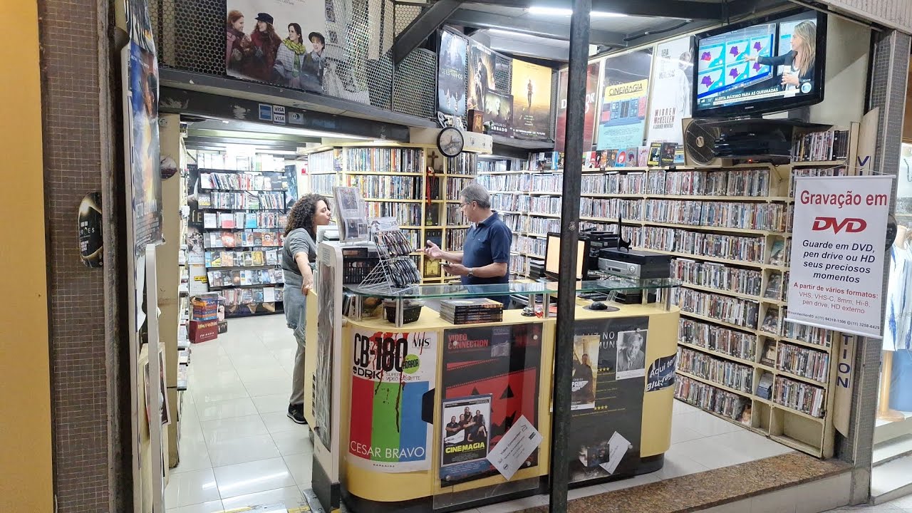 Encontrei uma locadora de vídeo funcionando em pleno ano de 2024! Copan - São Paulo - SP