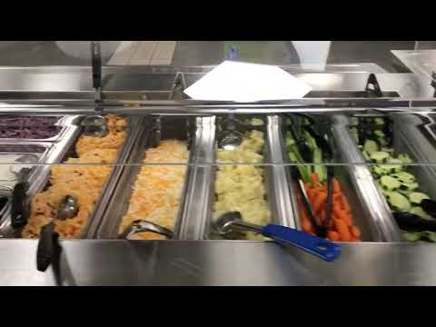 Lumpkin County High School cafeteria salad bar, 1/25/2023