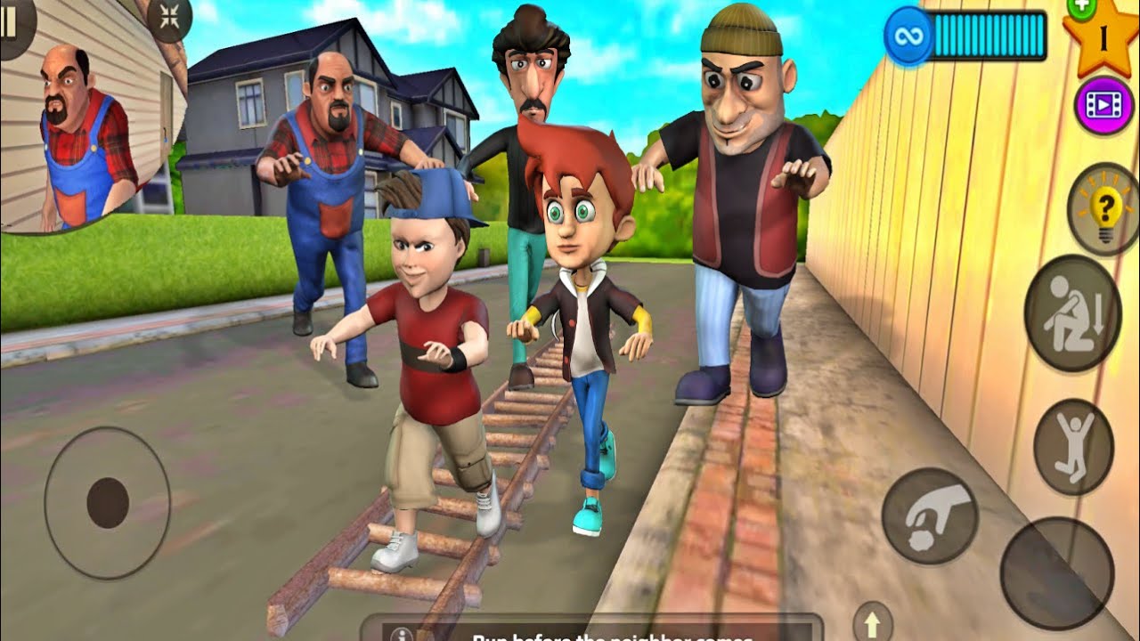 Scary Stranger 3D VS Scary Robber - Brian and Bob Troll Felix & Lester ...