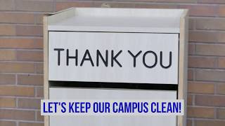 Campus Clip: Throw Out Your Trash!