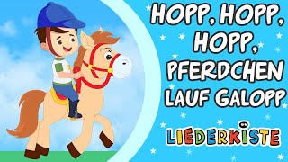 Hopp, hopp, hopp, Pferdchen lauf Galopp - Kinderlieder zum Mitsingen | Liederkiste Resimi