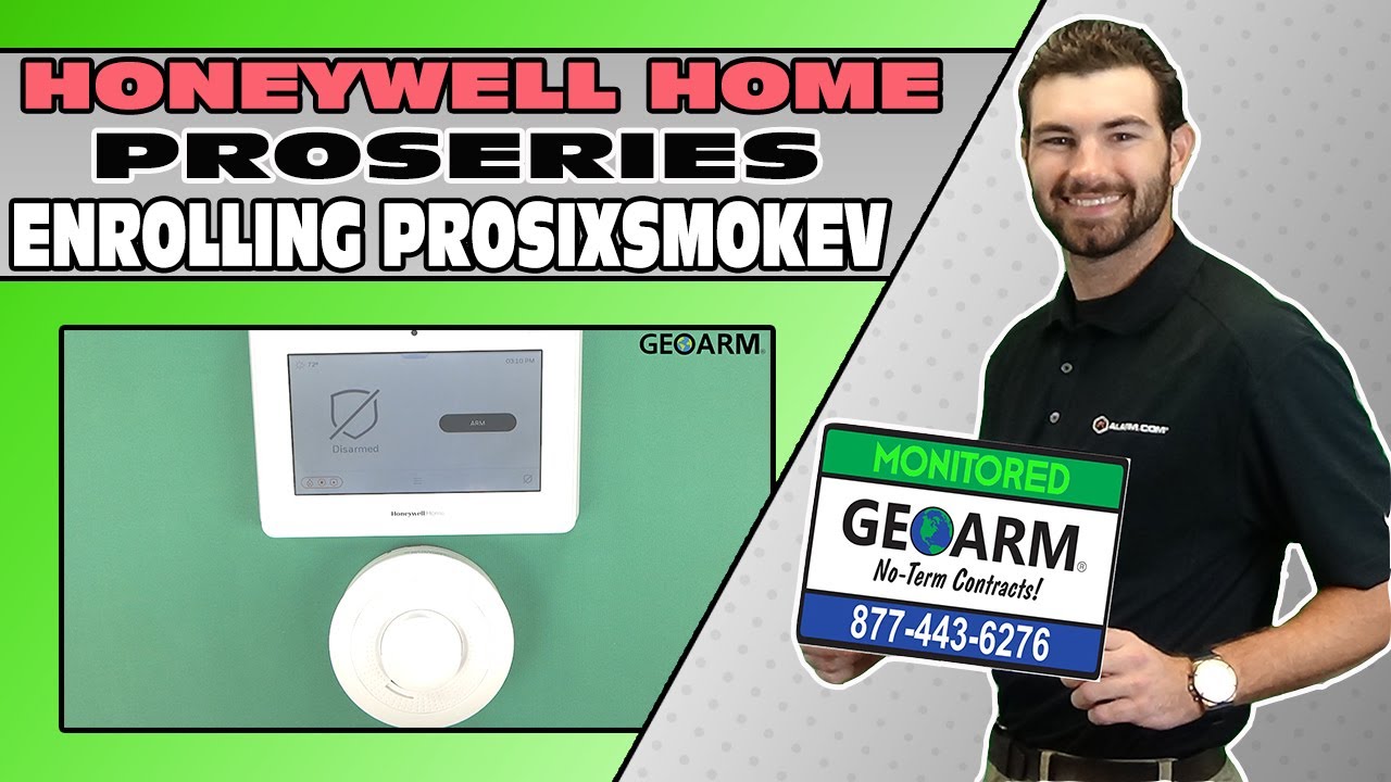 Honeywell Home ProSeries: Enrolling PROSIXSMOKEV as Smoke and Heat Detector