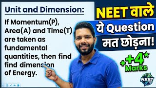 Unit and dimension important problem #neet #jeemains #cbseboard #physics