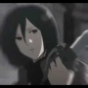 slowmo anime keren Mikasa Ackerman