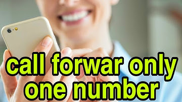 call forward only one number android || call forward explained || 100% working