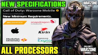Warzone Mobile New Minimum Requirements | Android & iOS | Snapdragon, Mediatek, Exynos, Kirin screenshot 4