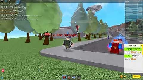 How to level your strength EXTREMELY FAST!  Super Power Training Simulator ROBLOX