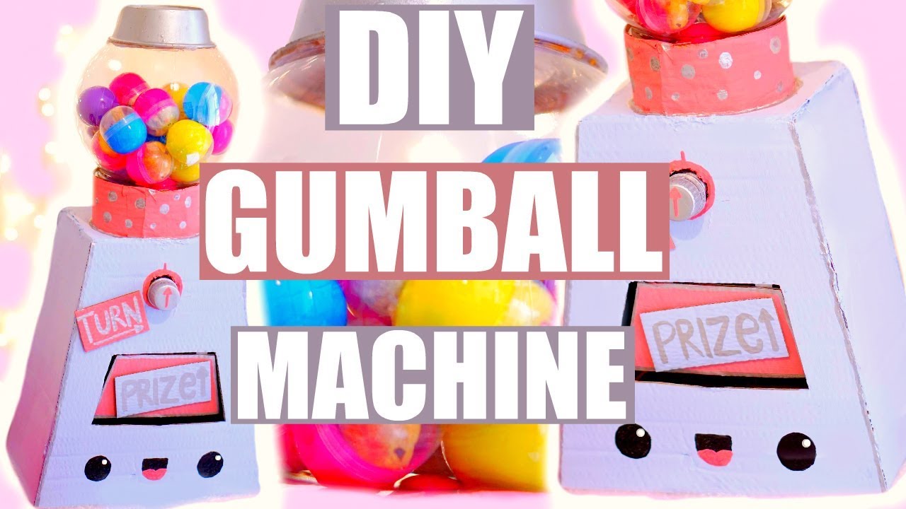 DIY SQUISHY GUMBALL MACHINE (TUTORIAL!) - YouTube