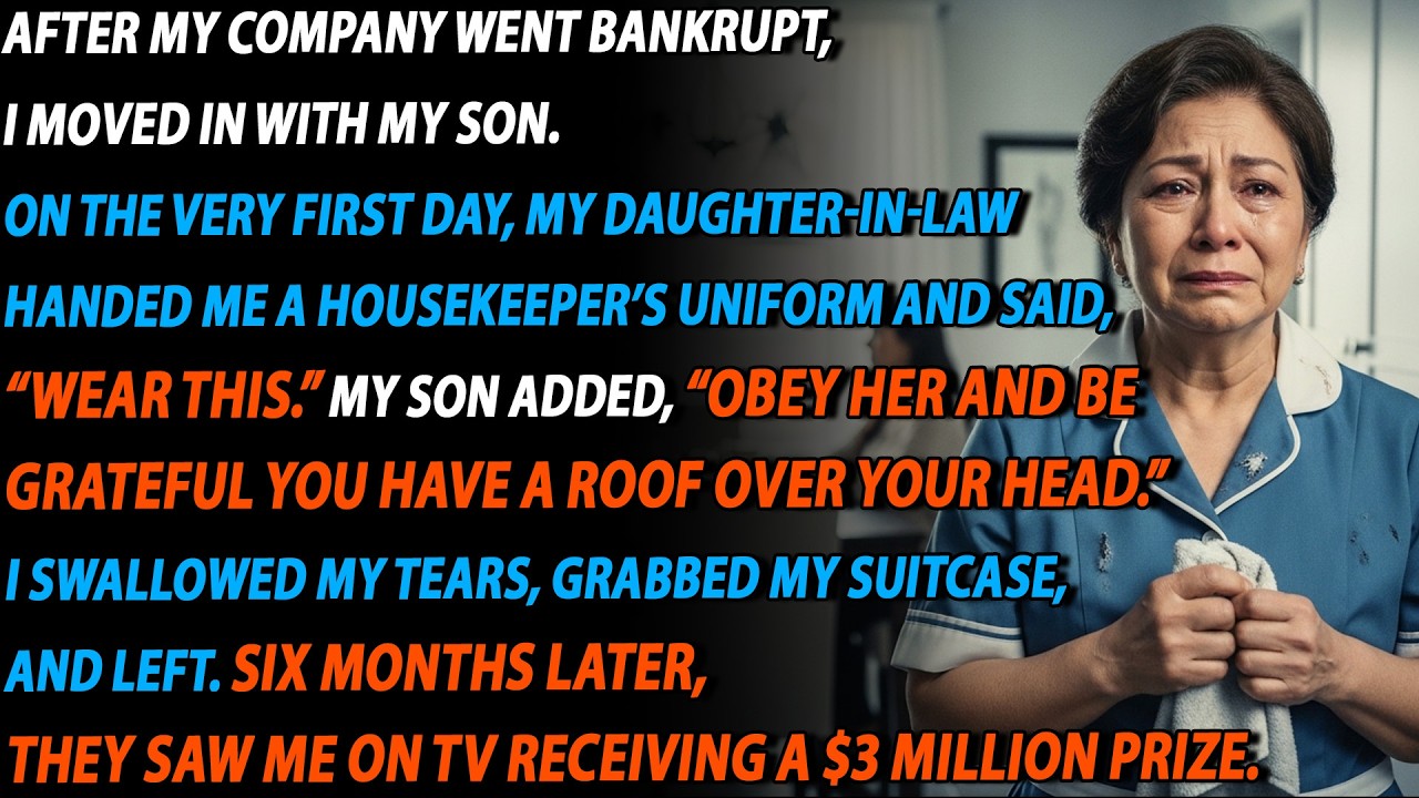 🚨 My Daughter-in-Law Turned Me Into a Maid—My Son Said “Be Grateful”… 6 Months Later! 🔥