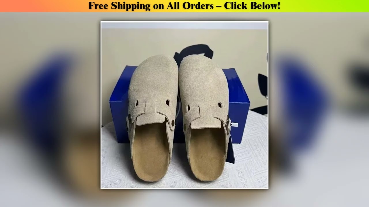NEW 2026 Fashion Leather Sandals for Men And Women Retro Casual Comfortable Anti-Slip Beach Shoes