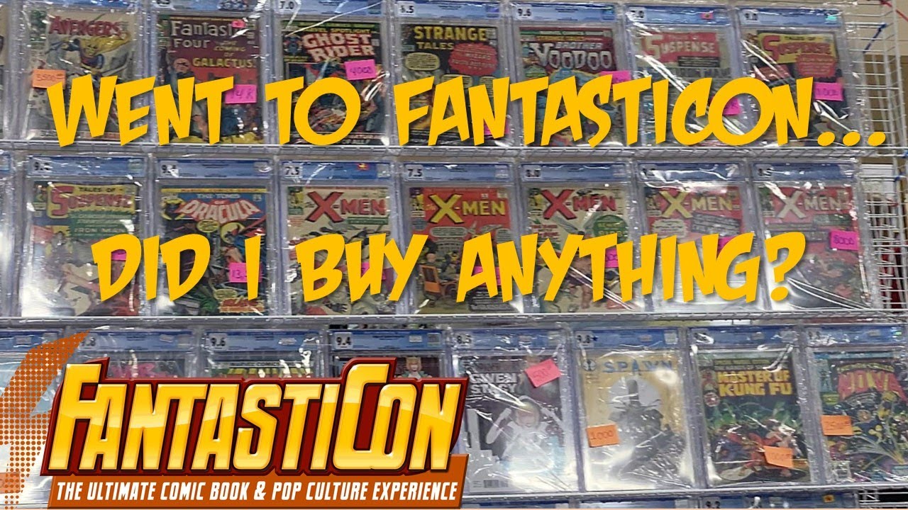 I went to Fantasticon comic show.  Did I buy anything?