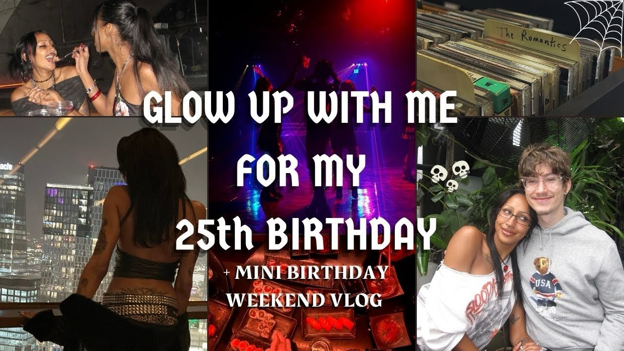 Glow up with me for my 25th birthday! (Hair, Lips, Nails, and a brand ...