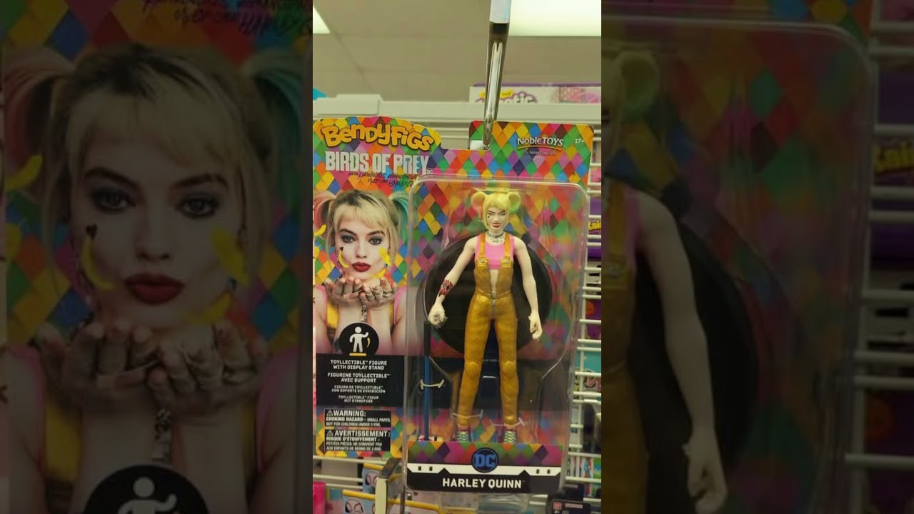 Harley Quinn Birds Of Prey Bendy Figs Noble Toys