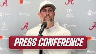 Alabama Football DC Kane Wommack talks ILB DL rotations after 11th preseason practice
