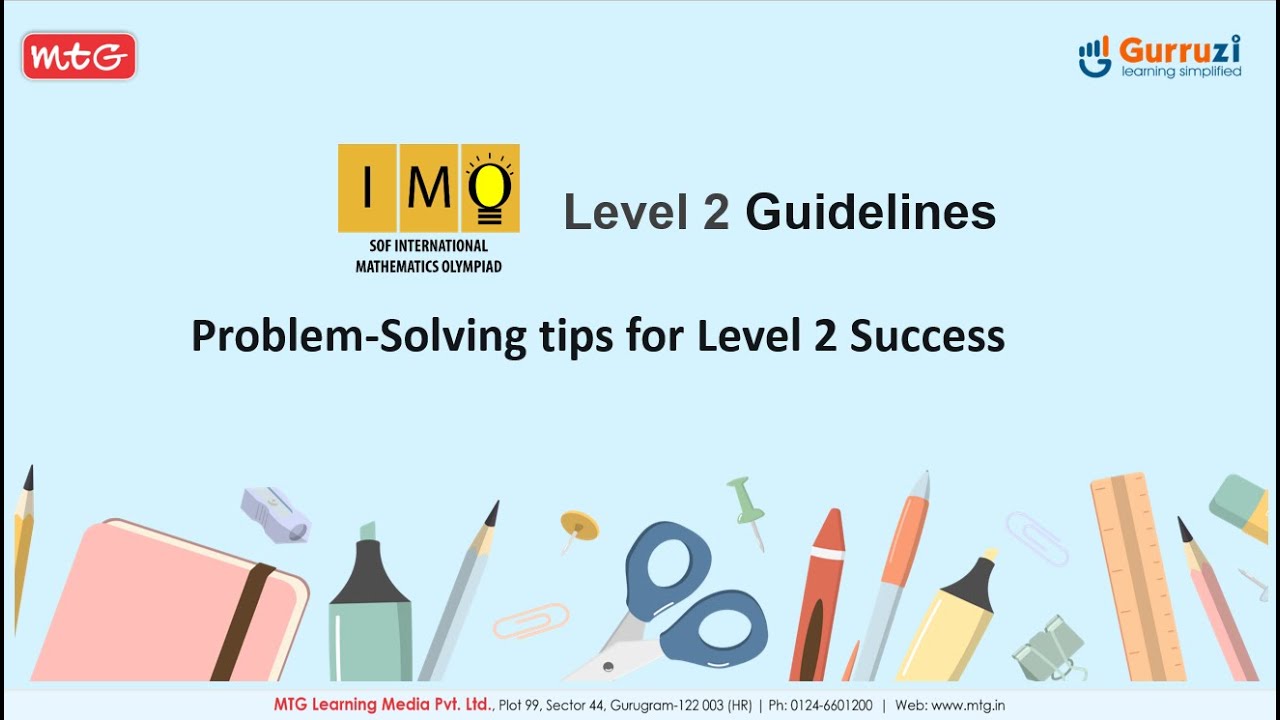 MTG IMO LEVEL-2 MASTERCLASS: Problem-Solving Secrets for Level 2 Success
