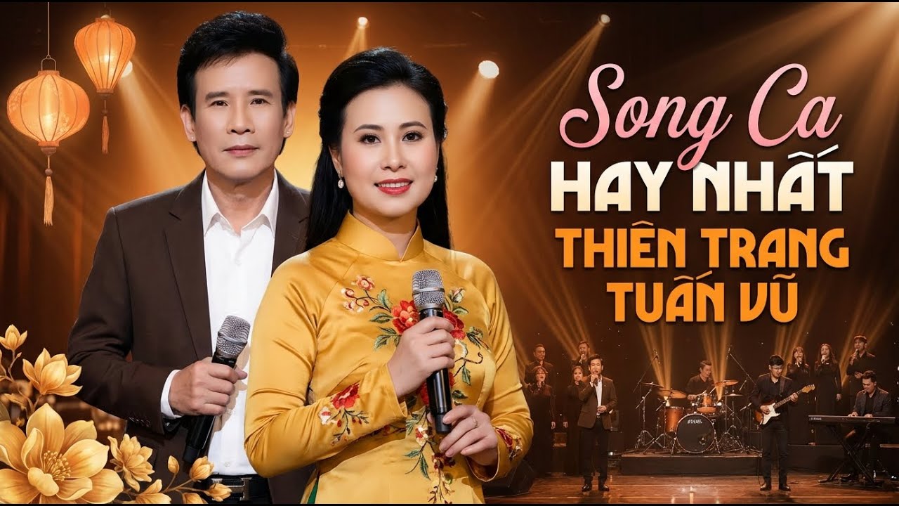 Nhạc Xưa 1975 Tuấn Vũ Thiên Trang Song Ca Hay Nhất - Sầu Tím Thiệp Hồng | Nhạc Vàng Xưa Bất Hủ