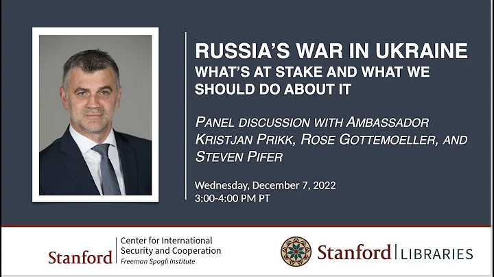 Russia's war in Ukraine: Discussion with Ambassado...