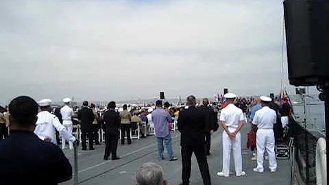 Song Tribute to Troops at Naturalization - 7/2/10