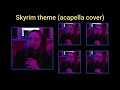 Skyrim theme song genie cassini acapella cover  dragonborn