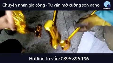 Kiểm tra chất lượng sơn nano bám màu cực tốt