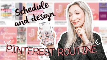 MY PINTEREST ROUTINE | How I schedule and create pins weekly + Tailwind tips