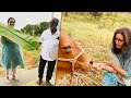 Renu Desai at folk singer Goreti Venkanna’s farm for lyric session