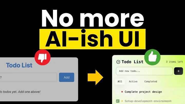 Tired of AI-ish UI? Here is how to make it better...