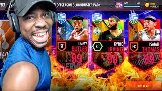 99 OVR KYRIE IRVING & ISAIAH THOMAS OFFSEASON LEGENDS! NBA Live Mobile Gameplay Pack Opening Ep. 161