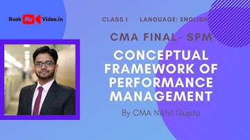 CMA Final Paper 20A | SPM | Conceptual Framework of Performance Management (In English)