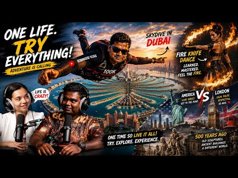 London vs America 🇬🇧🇺🇸 + Fire Knife Dance & Dubai Skydiving!
