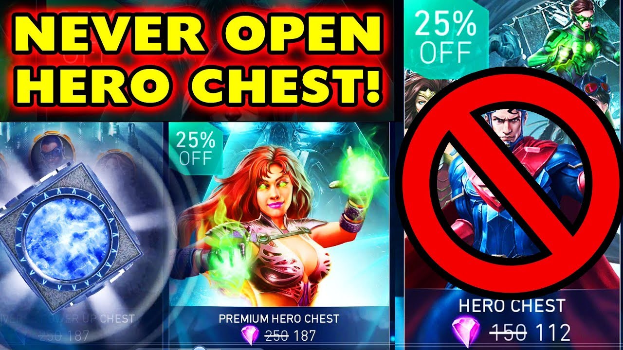 Injustice 2 Mobile. HUGE Hero Chest and Premium Hero Chest Opening. NEVER AGAIN! YouTube