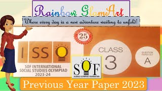 SOF ISSO 2023| Class 3 | Social Science | SOF ISSO | Previous Year #sofolympiad #socialscience #isso