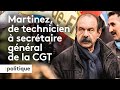 Martinez de technicien  secrtaire gnral de la cgt