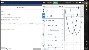 HOW TO : Shift parabolas *EASY*