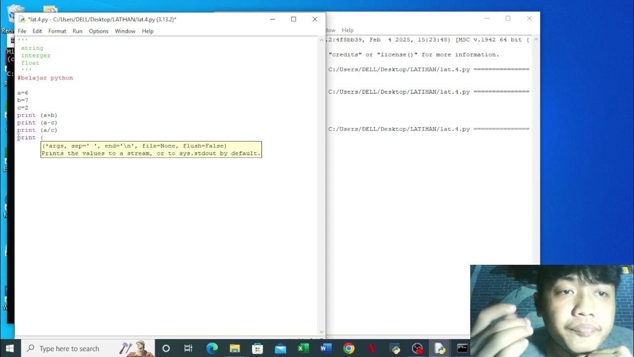 TUGAS KULIAH (Belajar python dasar “Number”) - YouTube