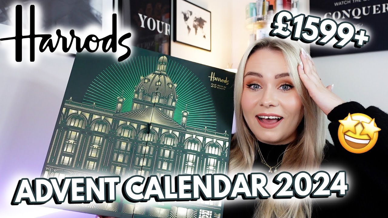 HARRODS BEAUTY ADVENT CALENDAR 2024 UNBOXING | WORTH | £1,599! WOW! 🤩  MISS BOUX