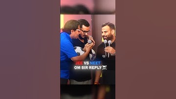 JEE Vs NEET☠️ || Om Sir Rocks🔥 #pw #shorts #physicswallah #jeewallah