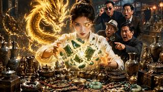 An antique apprentice gets dragon‑god x‑ray sight! She crushes crooked rival dealers. screenshot 2