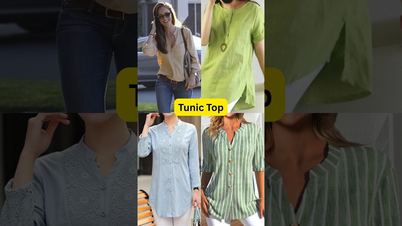 Trendy Tunic Tops for Women | Stylish & Comfortable Outfit Ideas 👗✨ 