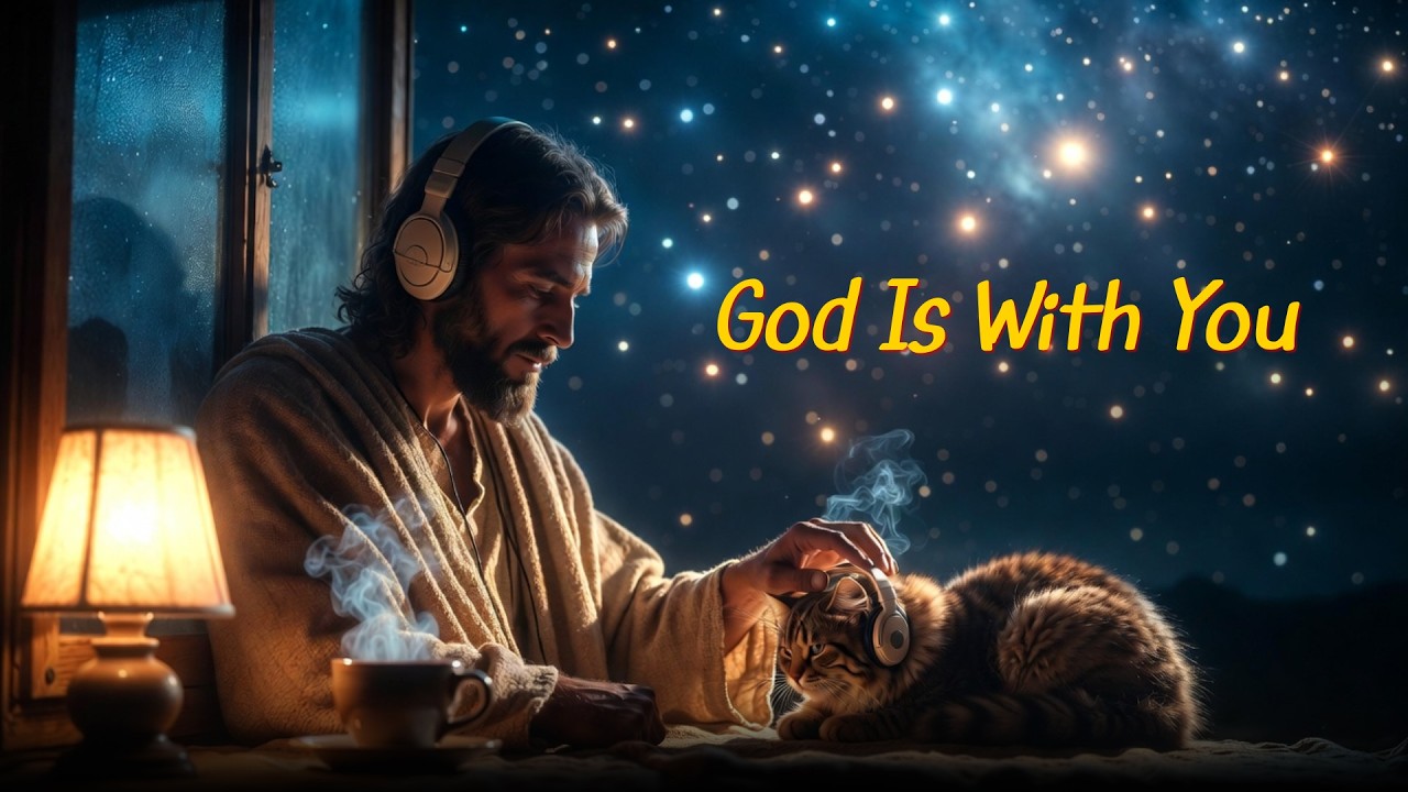 Peaceful Night With God 🌙 | Christian Night Jazz for Deep Sleep & Prayer