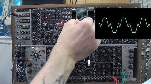 Tsunami v0.1 Voltage-Controlled Wave Folder test.