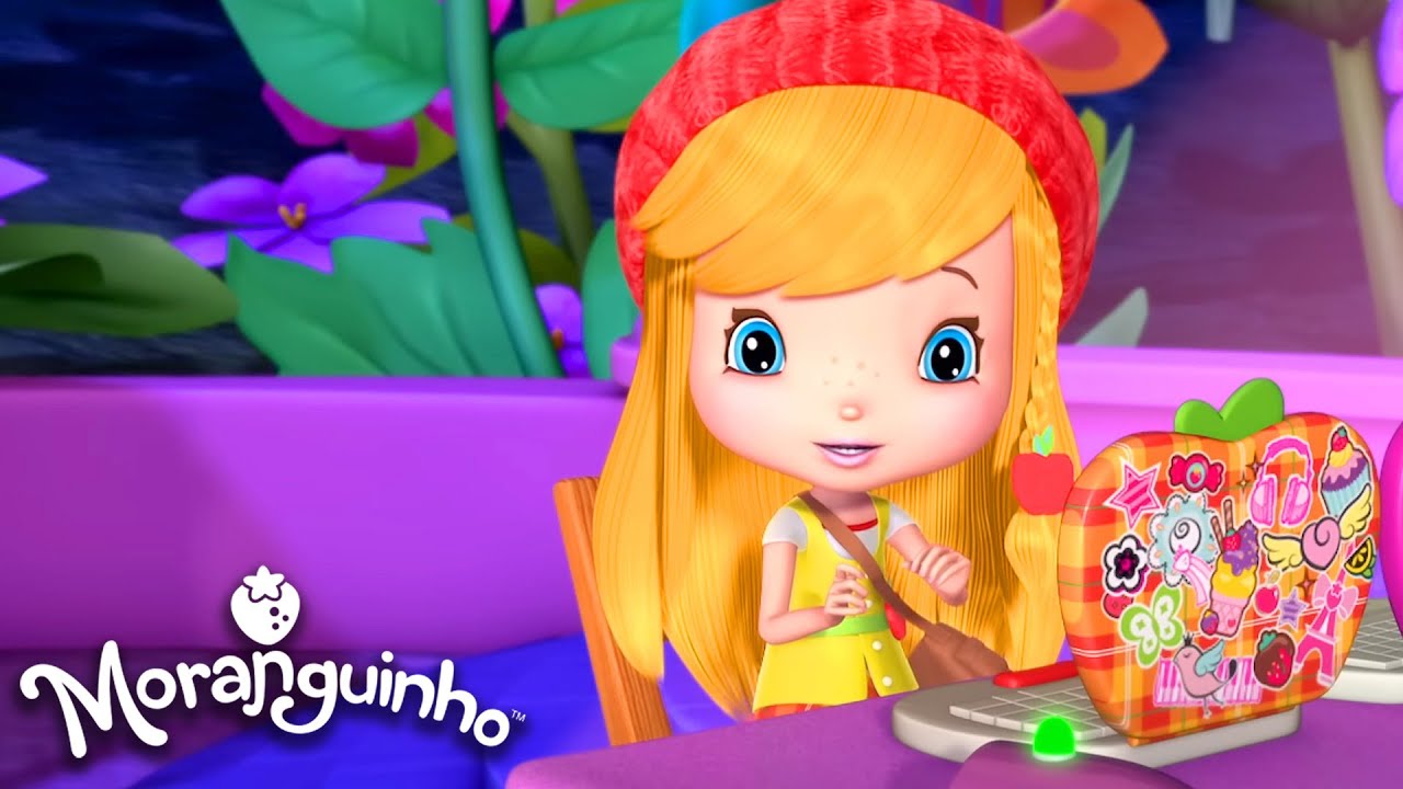Moranguinho 🍓 Problemas no computador! 🍓 Filmes infantis