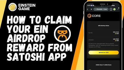 How to claim $EIN airdrop: From satoshi to metamask + MEXC