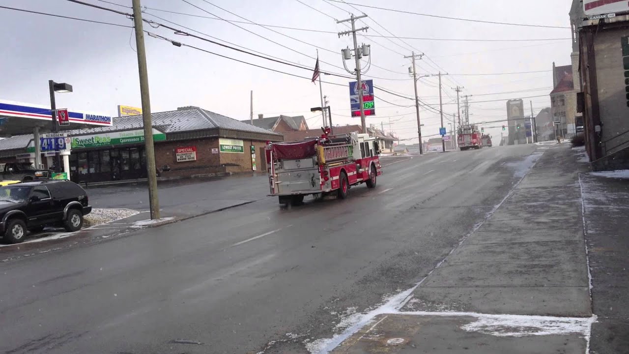 UNIONTOWN, PA FIRE DEPARTMENT 40 ENGINE 1, 40 TRUCK 1, 40 ENGINE 3 & 1