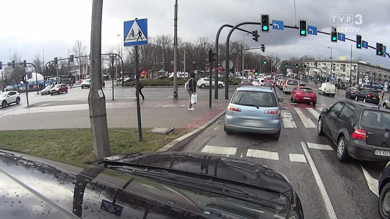 Jedź bezpiecznie odc. 885 (ciągły chaos na rondzie Matecznego w Krakowie)